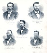 N.W. Rowell, J.M. Milligan, S.W. McElderry, T.M. Robinson, G.W. Beymer, Union County 1876